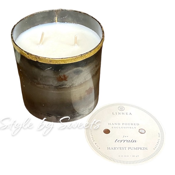 NEW Anthropologie Linnea Candle, Harvest Pumpkin - Picture 1 of 3